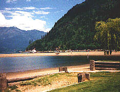 Beach at Harrison Hot Springs