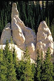 Hoodos in Yoho National Park